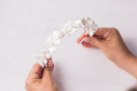 Diadema “FLOWERS & PEARLS” [2]