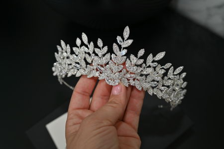 Tiara MILANO, romantica si sofisticata, cristale Zirconiu Cubic [2]