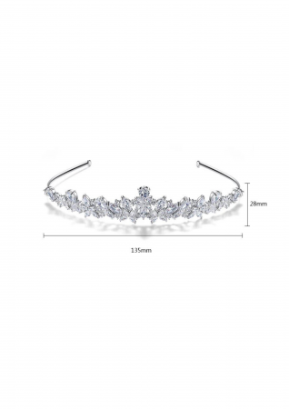 Tiara Zirconiu Cubic "Small Flowers" [3]