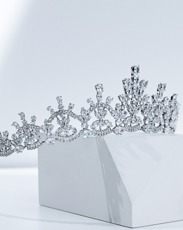 Tiara Luxury "Sparkling Lady", Zirconiu Cubic [1]