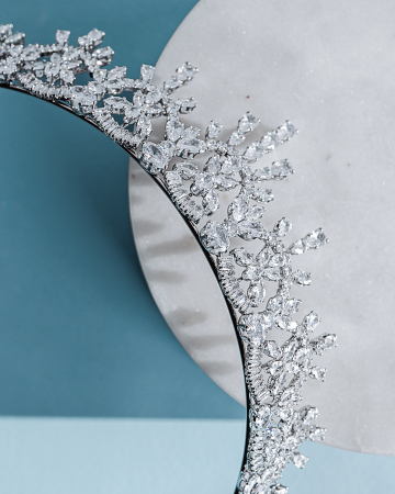 Tiara Luxury "Sparkling Lady", Zirconiu Cubic [2]
