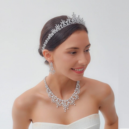 Tiara Luxury "Sparkling Lady", Zirconiu Cubic [3]