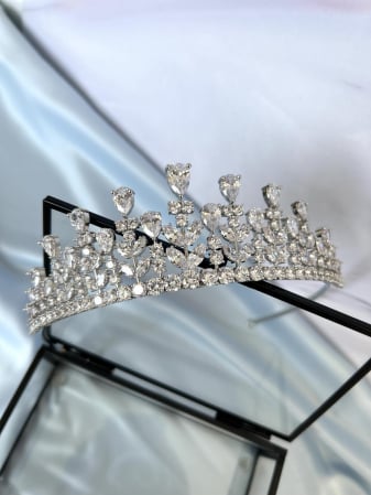 TIARA “ROYAL” cu cristale Zirconiu Cubic [3]