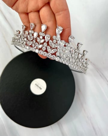 TIARA “ROYAL” cu cristale Zirconiu Cubic [2]