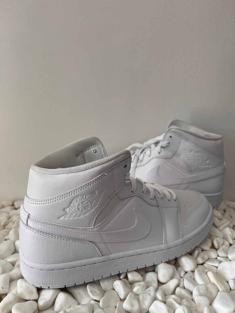Jordan 1 Mid Triple White [1]