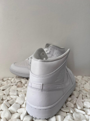 Jordan 1 Mid Triple White [2]