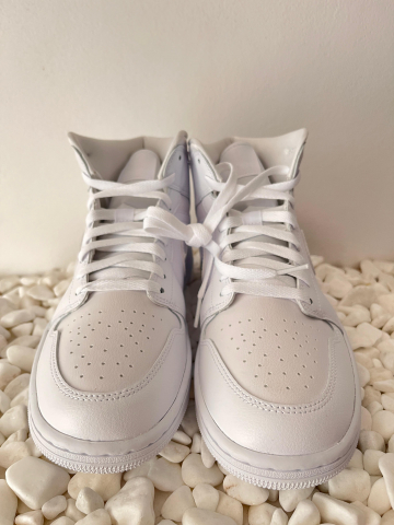Jordan 1 Mid Triple White [3]