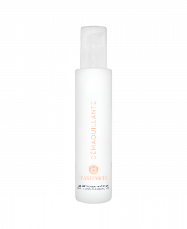 Demachiant - Gel de curățare matifiant -200ml- Jean d'Arcel