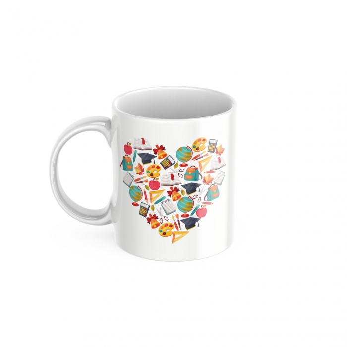 Cana Personalizata - Profesori - Inima [1]