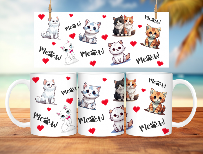 Cana Personalizata - Pisici -Meaw [2]
