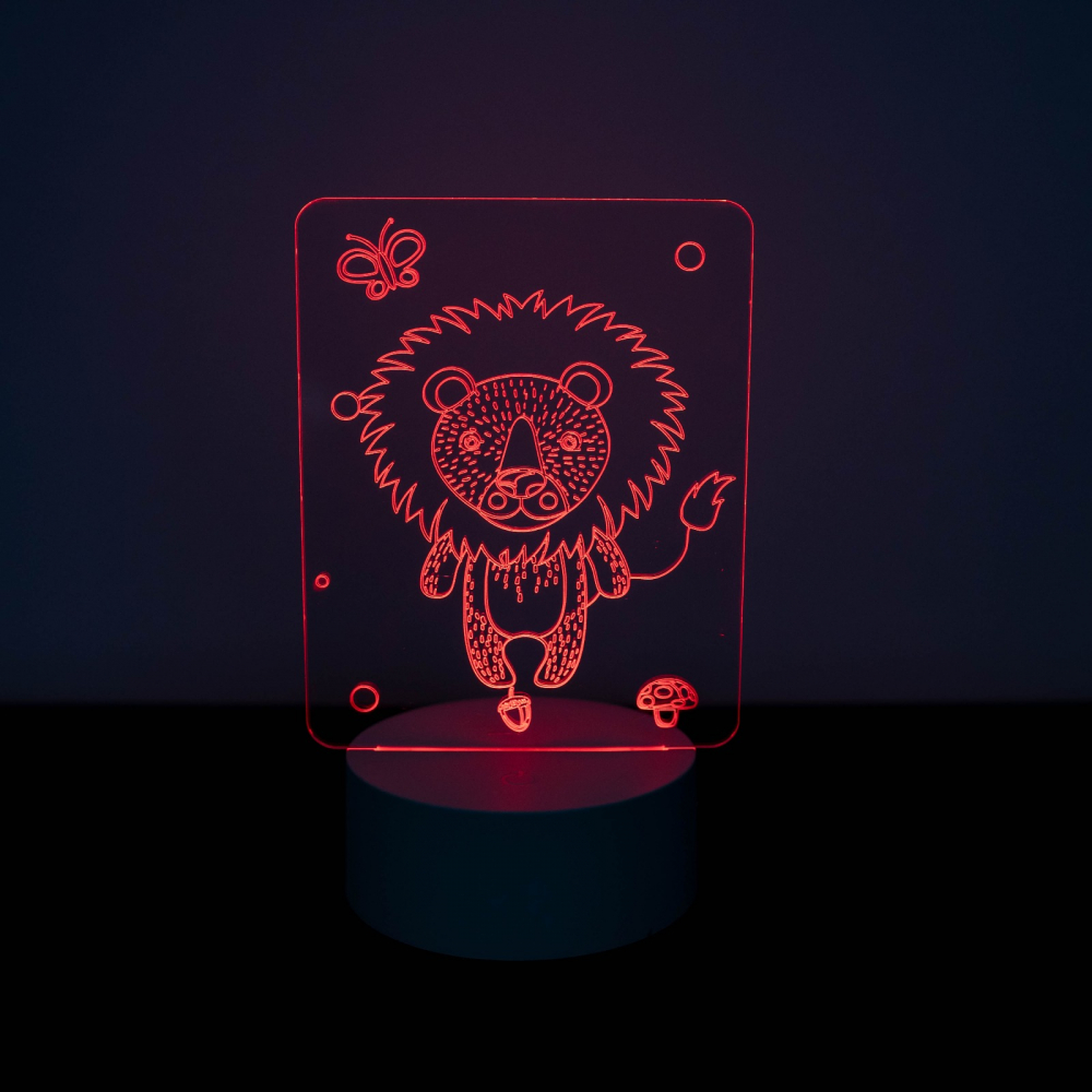 Lampa LED 3d model Leut din jungla [1]