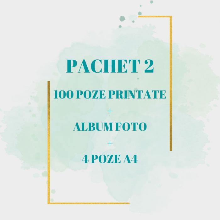 Pachet 100 de poze printate 10x15 + Album + 4 Poze A4 [1]