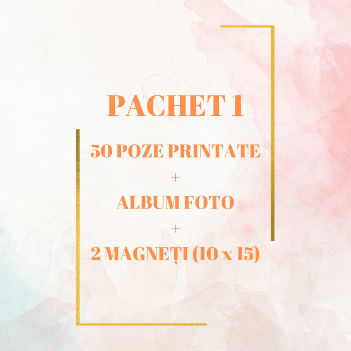 Pachet 50 de poze printate 10x15 + Album + 2 Magneti [1]