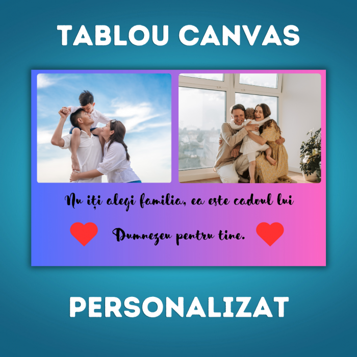 Tablou Canvas - Familia este cadoul lui Dumnezeu [1]