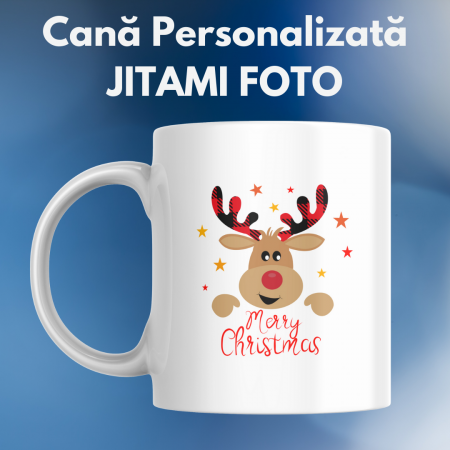 Cani pentru Craciun - Cana Craciun - Merry Christmas cu REN