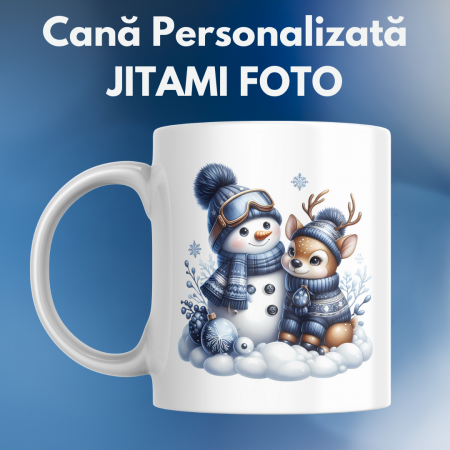 Cani pentru Craciun - Cana Craciun Personalizata #17