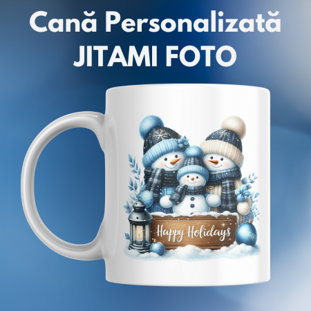 Cani pentru Craciun - Cana Craciun Personalizata #3