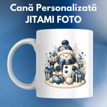 Cani pentru Craciun - Cana Craciun Personalizata #22