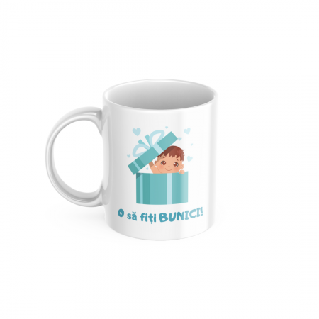 Cani Parinti - CANA PERSONALIZATA - O SA FITI BUNICI - BAIETEL