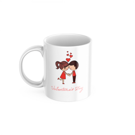 Ziua Indragostitilor - Cana Personalizata - Model Valentine's Day - Cuplu Indragostit