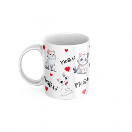 Cani Pisici - Cana Personalizata - Pisici -Meaw