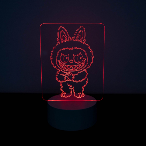 Lampi LED 3D - Lampa LED 3d model LaBubu #2
