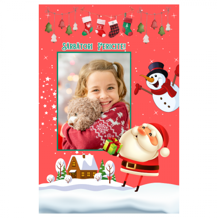 CRACIUN - Magnet Foto 10x15 - Model Craciun 3