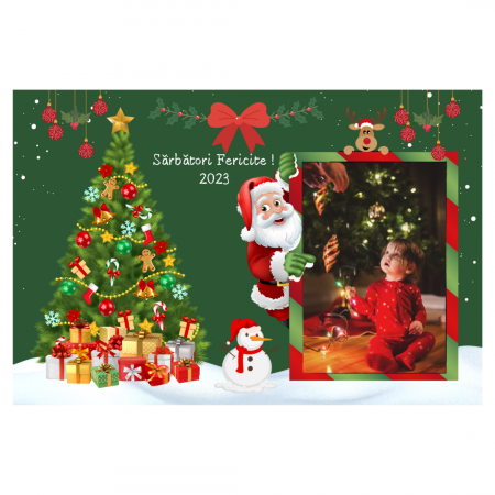 CRACIUN - Magnet Foto 10x15 - Model Craciun 4
