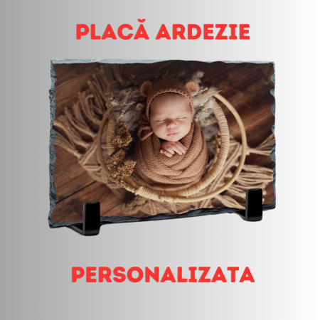 Personalizate - PLACA DE ARDEZIE PERSONALIZATA CU POZA TA