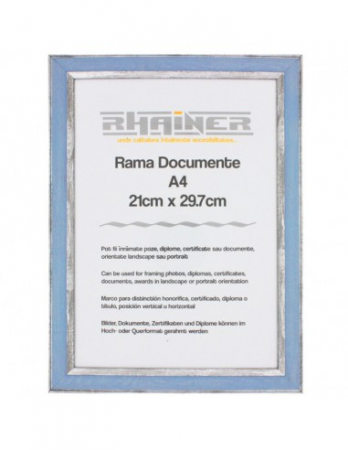 RAME FOTO - Rama foto Bleu & Argintiu