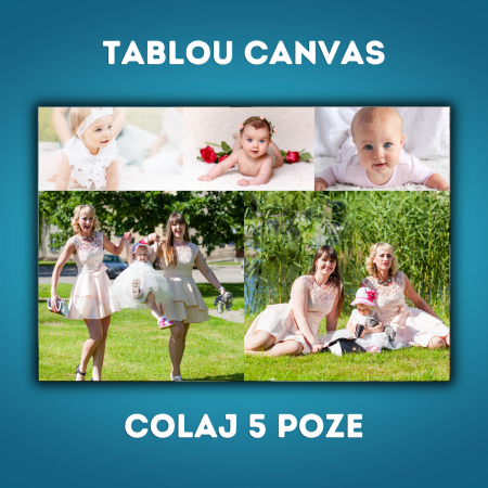 TABLOURI CANVAS - Tablou Canvas - Colaj 5 poze