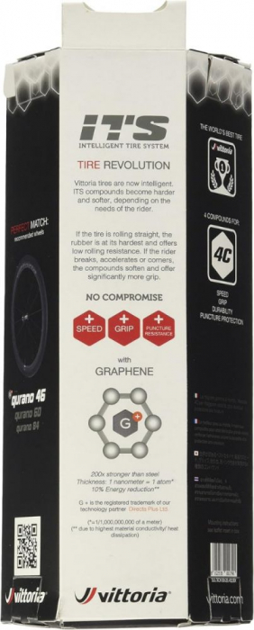 Anvelopa VITTORIA Corsa Competition 700 X 25C(25-622) Grafene G+ Negru Cream [2]