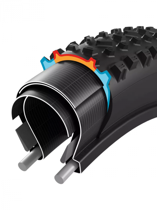 Anvelopa VITTORIA Mezcal 27.5x2.6 (55-584)- Trail Tubeless TNT Anthracite - Negru [4]