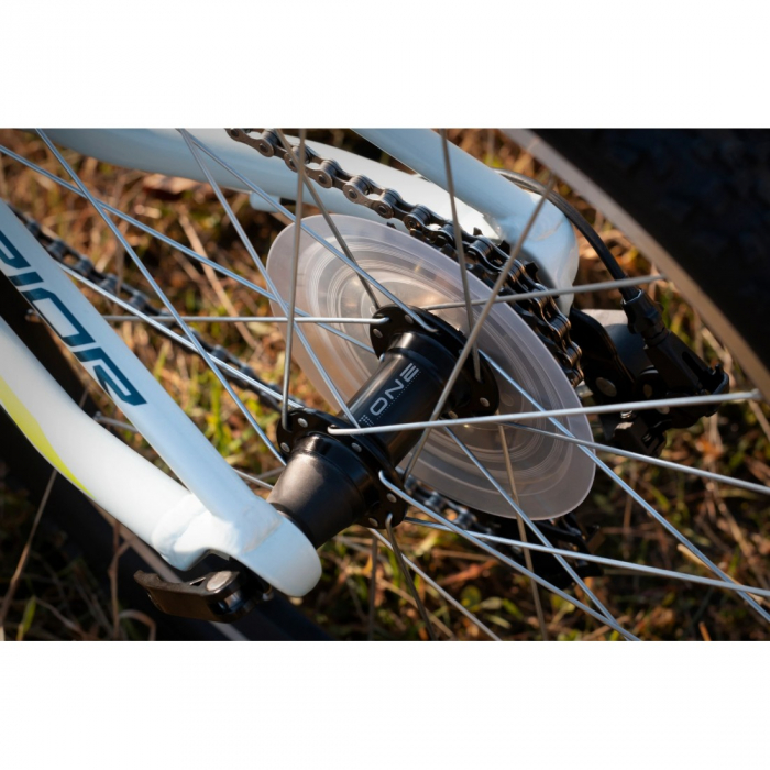 Bicicleta Superior Racer XC 20 Gloss White/Blue/Neon Yellow [3]