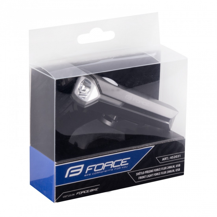 Far fata Force Flux 200 Lumeni USB negru [3]