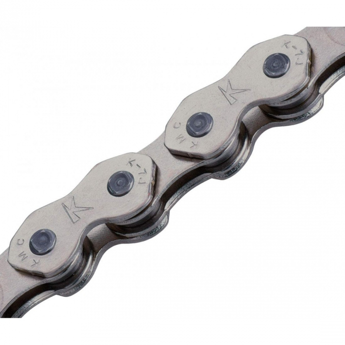 Lant KMC K1 Narrow Single-Speed Argintiu 100 Zale [2]