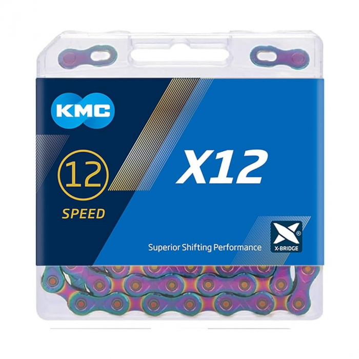 Lant KMC X12 Aurora Blue 12 viteze 126 zale cerat [1]