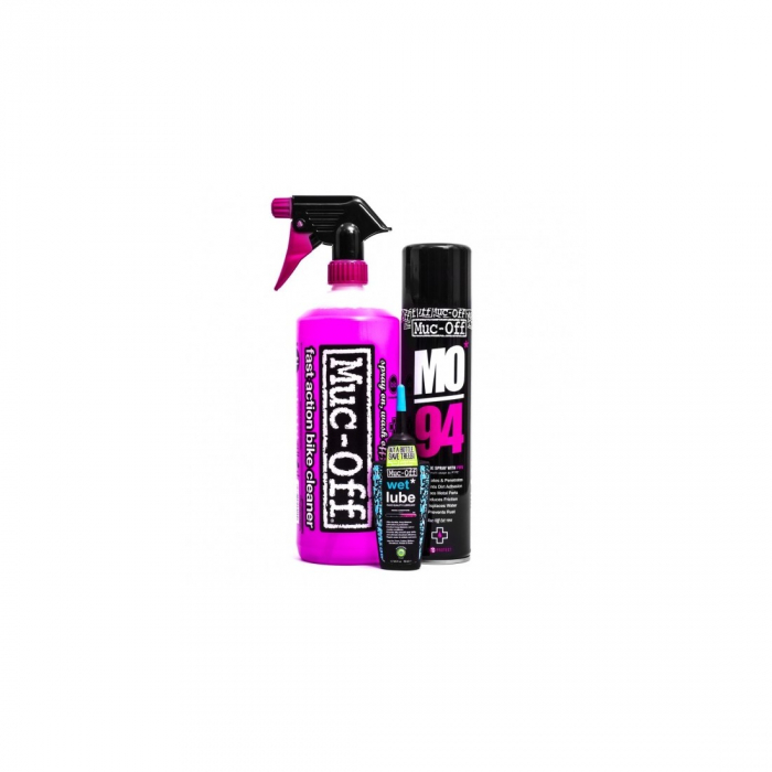 Muc-Off Wash Protect and Lube Kit (Wet Lube Version) [1]