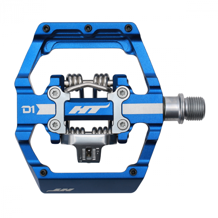 Pedale Duble HT D1 Albastru Royal [2]