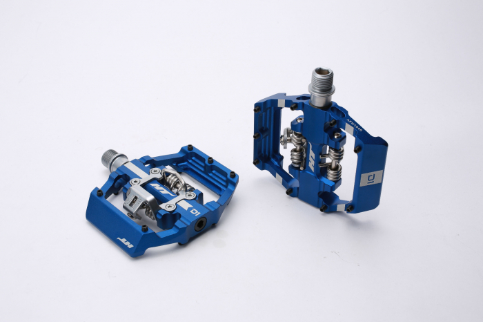 Pedale Duble HT D1 Albastru Royal [1]