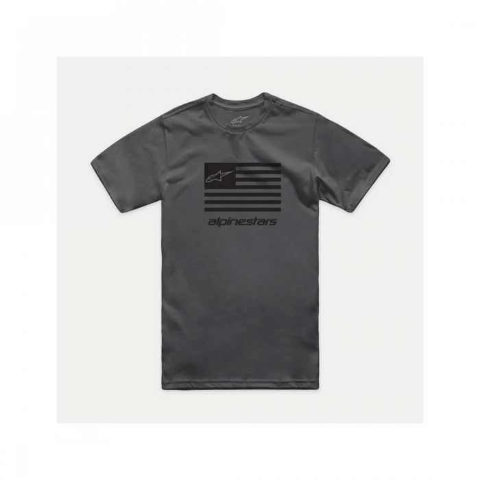 Tricou Alpinestars Flag CSF Tee Charcoal/Black XL [2]