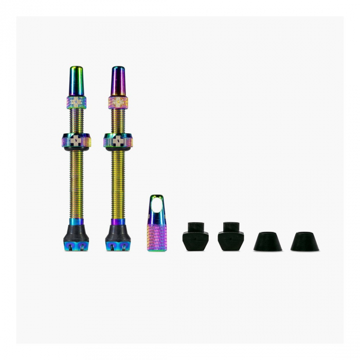 Valve tubeless Muc-Off Tubeless Valves V2 60mm Iridescent [1]