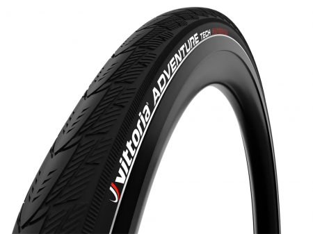 Produse - Anvelopa VITTORIA Adventure Tech 700x38C(40-622) Rigid Negru 840g - banda reflectorizanta