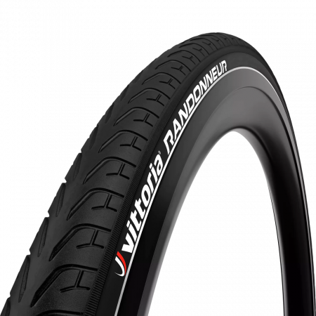 ANVELOPE 26 - Anvelopa VITTORIA RANDONNEUR 26x1.75(47-559) Negru Reflectorizant E-Bike