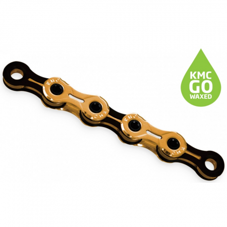Piese - Lant KMC X11SL Ti-N Gold/Black 11 Viteze 118 Zale ceruit