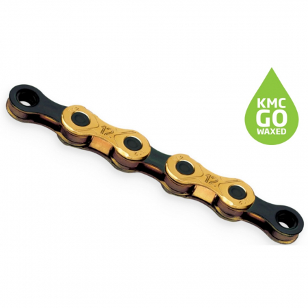 Produse - Lant KMC X12 Ti-N Gold/Black 12 Viteze 126 Zale ceruit