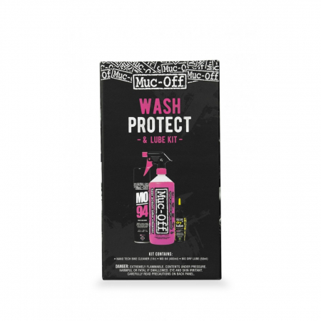 Produse întreținere - Muc-Off Wash Protect and Lube Kit (Dry Lube Version)
