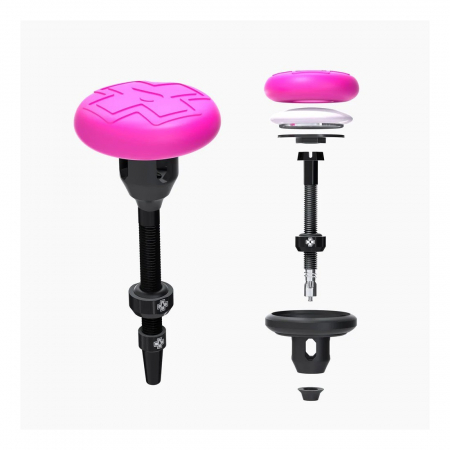 Valva tubeless 44mm Muc-Off Stealth Tubeless Tag Holder cu suport Apple AirTag [1]