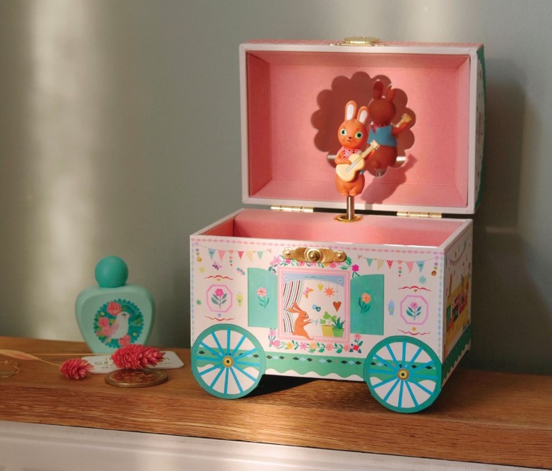Cele mai frumoase cutii muzicale pentru copii - pentru bijuterii și decor