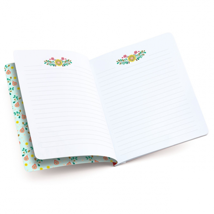 Agenda Rose, 48 pagini liniate, Djeco [2]